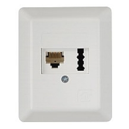 76-882-01000_tae-rj45-Dose_so-bus-dose TAE DSL ISDN Dose Aufputz TAE und RJ45 SoBus Telefondose