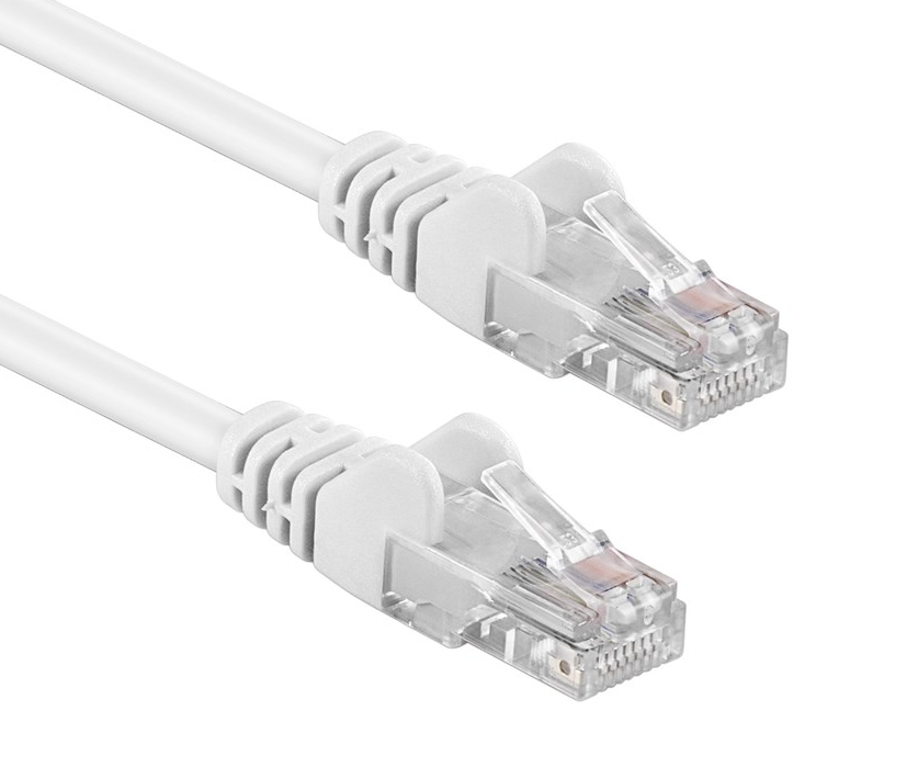 10m LAN Kabel Cat5e Patchkabel Weiss U/UTP