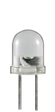 LED-10mm-Klar-henri-ele-de 10mm LED Weiss 2800mcd klare Linse