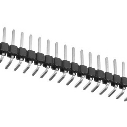 38-878-00120_50pol_Stiftleiste_verzinnt 50pol Stiftleiste 90° gewinkelt verzinnt RM 2,54mm