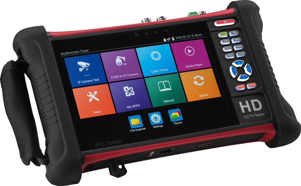 79-226-00225_OM Prüfgerät Testmonitor für Kamerasysteme AHD TVI CVI SDI CVBS IP LAN ONVIF RS485