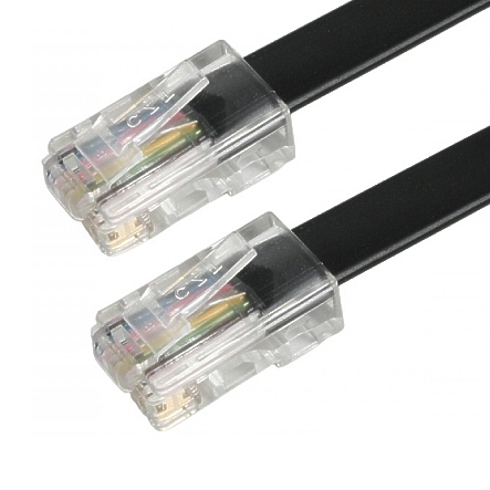 6m ISDN Kabel Anschlusskabel 2x RJ45 Stecker