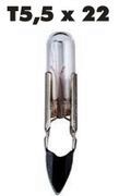32-760-00320 Glühlampe Telefon-Stecklampe T5,5x22 mit 6V 200mA