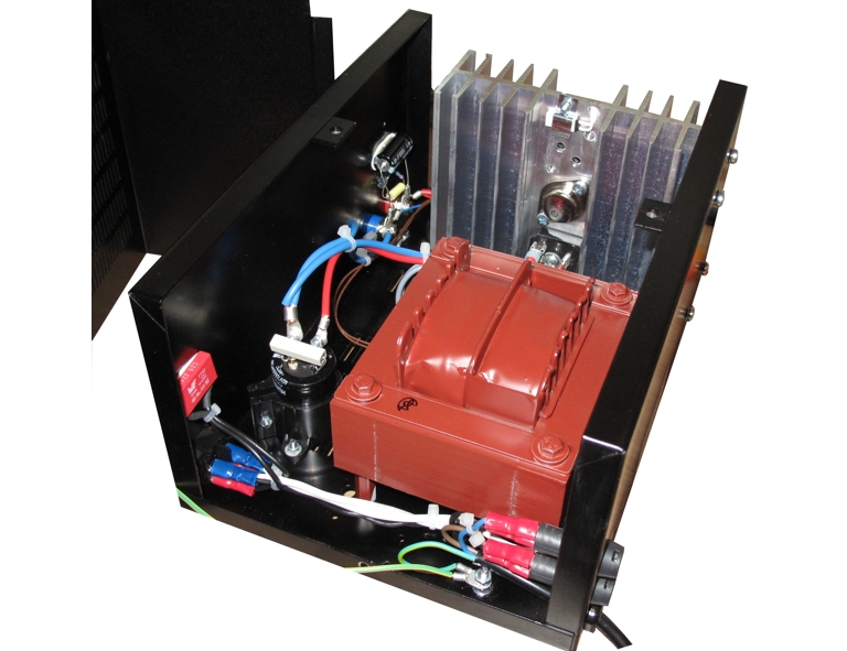 Netzteil_stabilisiert_mit-Kupfertrafo_93-806-00274 Innenansicht des Statron Netzteils