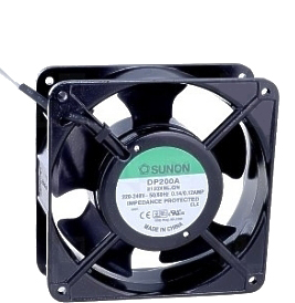 94-795-00095_Luefer_120x120x38mm_230V_b1 230V Lüfter 120x120x38mm 22W ALU 165cbm-h Kugellager Litzen