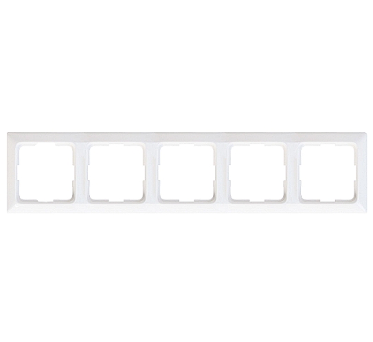 85-771-00510_Legrand_5fach_Rahmen 5-fach Rahmen Aussenrahmen Creo Ultraweiss