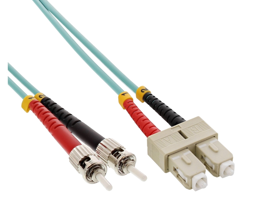 10m LWL Kabel SC-Stecker auf ST-Stecker Duplex OM3