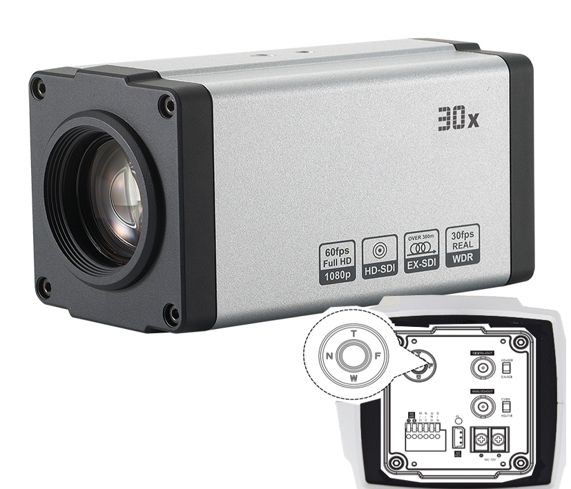 HD_Motorzoomkamera_64-700-04743_B0 2MP Boxkamera 4in1 SDI TVI CVBS mit 4-136mm Vario Motorzoom Objektiv Maschinenkamera MPC52Axx 30-fach Zoom