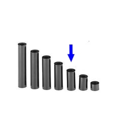 Abstandshülse Kunststoff 15mm Bohrung 3,5mm AD 7mm --Schwarz--