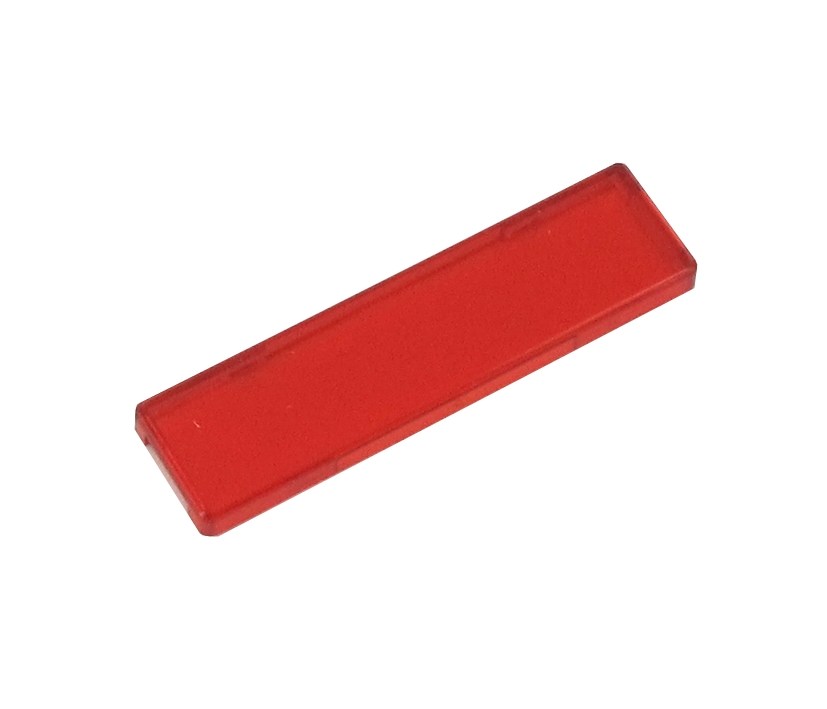 Namensschild 59x15mm Klar zu Renz Seko LIRA Seko Bticino -- ROT -