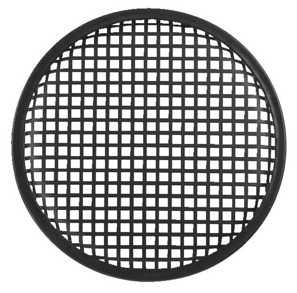 85-771-00009_26cm_Gitter 26cm Lautsprechergitter 10zoll Stollengitter 258mm Abdeckung Schwarz