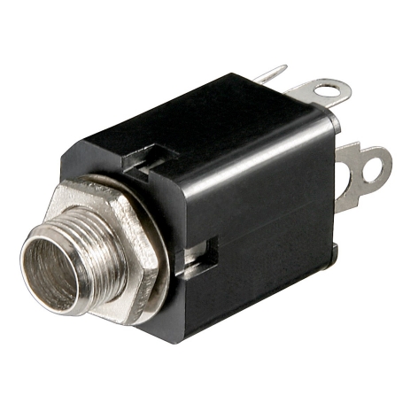 6,3mm Klinkenbuchse Stereo mit Schalter