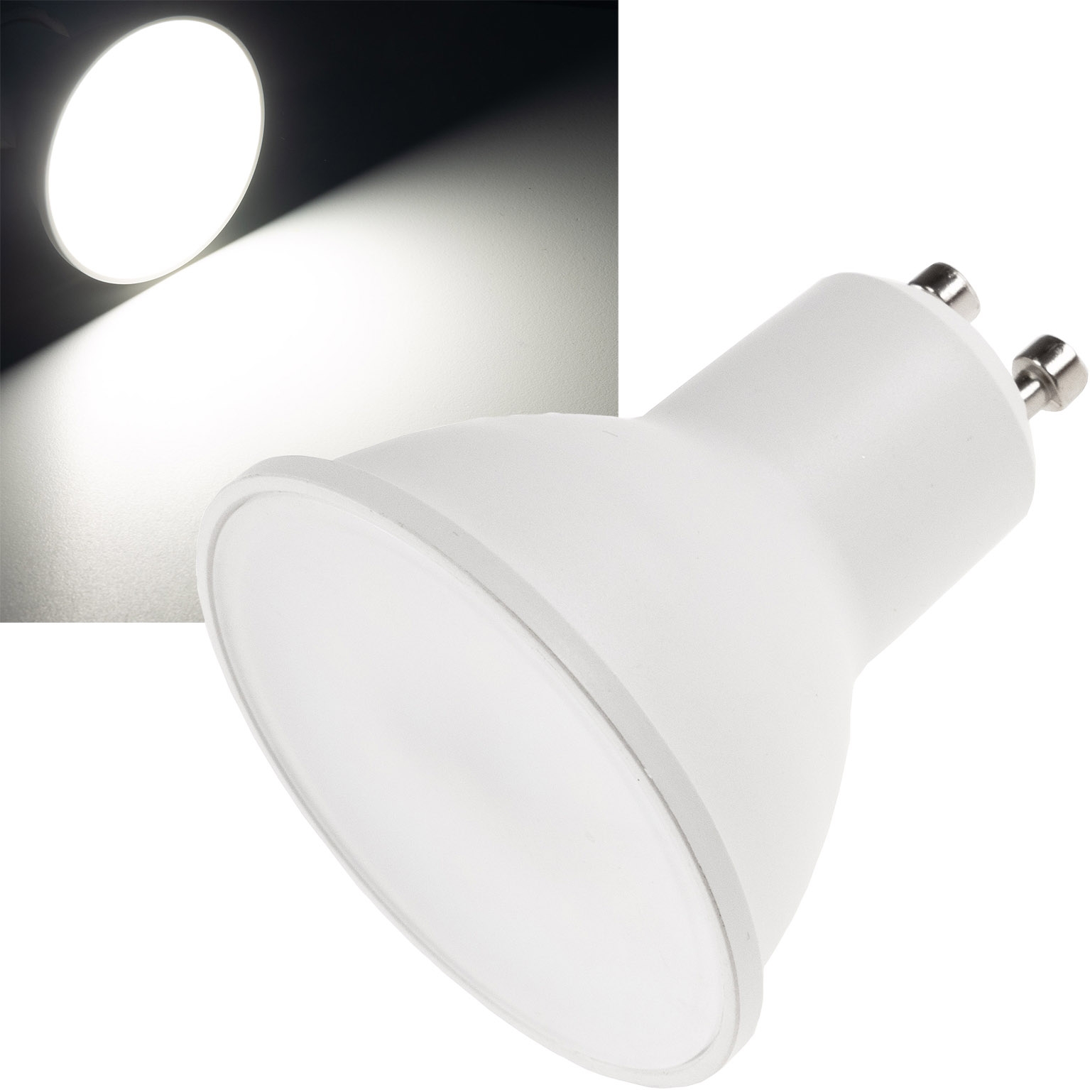 GU10 LED Strahler 230V 9W Neutralweiss MR16 906Lumen 100° Flood GU10 LED Strahler 230V 9W Neutralweiss MR16 906Lumen 100° Flood