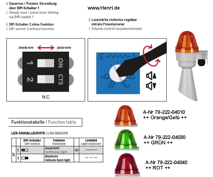 Hupe_mit_Signalleuchte_79-222-040xx_Einstellen