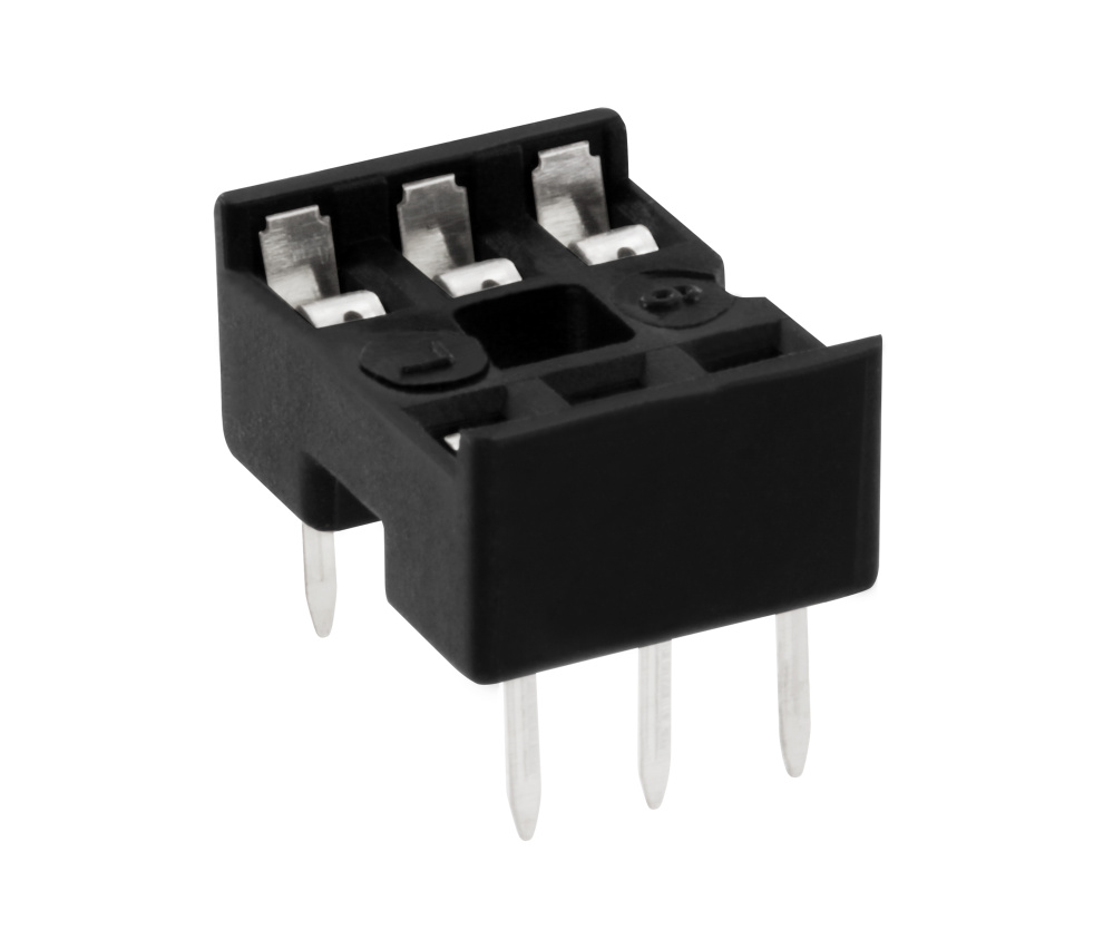 6pol-IC-Fassung-46-665-00017 IC Fassung 6pol Standard RM 2,54mm