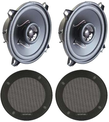 Autolautsprecher 130mm 2x 80W 4ohm DX13 2-wege mit 2x Schutzgitter