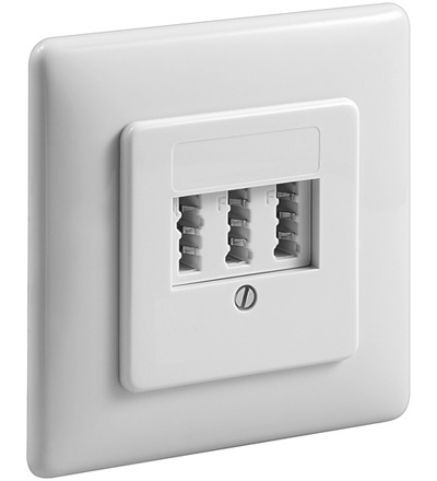 76-882-00047_TAE_NFF_Dose_B2020 TAE Dose Unterputz Belegung NFF Telefondose Reinweiss