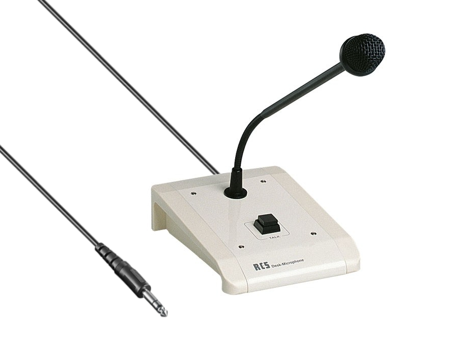 Tischmikrofon Dynamisches Mikrofon MS201-K Mikrofonkabel 5m mit 6,3mm Klinkenstecker