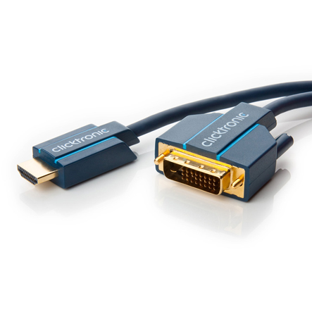 53-682-03360-Clicktronic-HDMI-Kabel_1G5T2eTwuj57ec 2m DVI HDMI Kabel HDMI-Stecker auf 24+1 DVI-D-Stecker