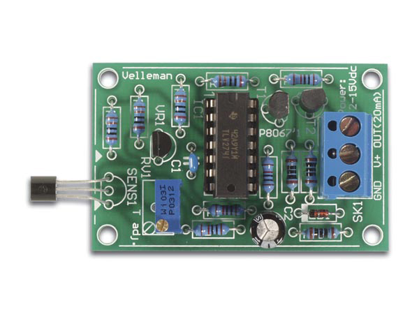 Temperaturfühler Bausatz Temperatur Sensor -20....+70°C Out 0-5V or 0-10V