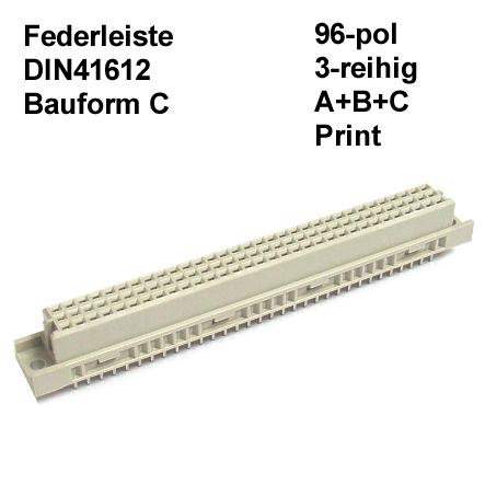 DIN41612 96pol Federleiste