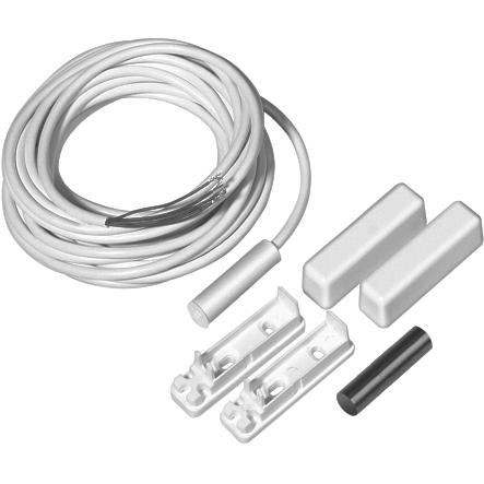 47-824-00020_Magnetkontakt_B02 Magnetkontakt Reedkontakt NC Öffner VDS-B mit 4m Kabel Reedschalter