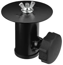 85-753-00321 Stativadapter Stativhülse 35mm auf M8 Dorn mit Feststellschraube