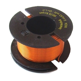 Spule 0,12mH 1mm Draht 44x30mm Luftspule