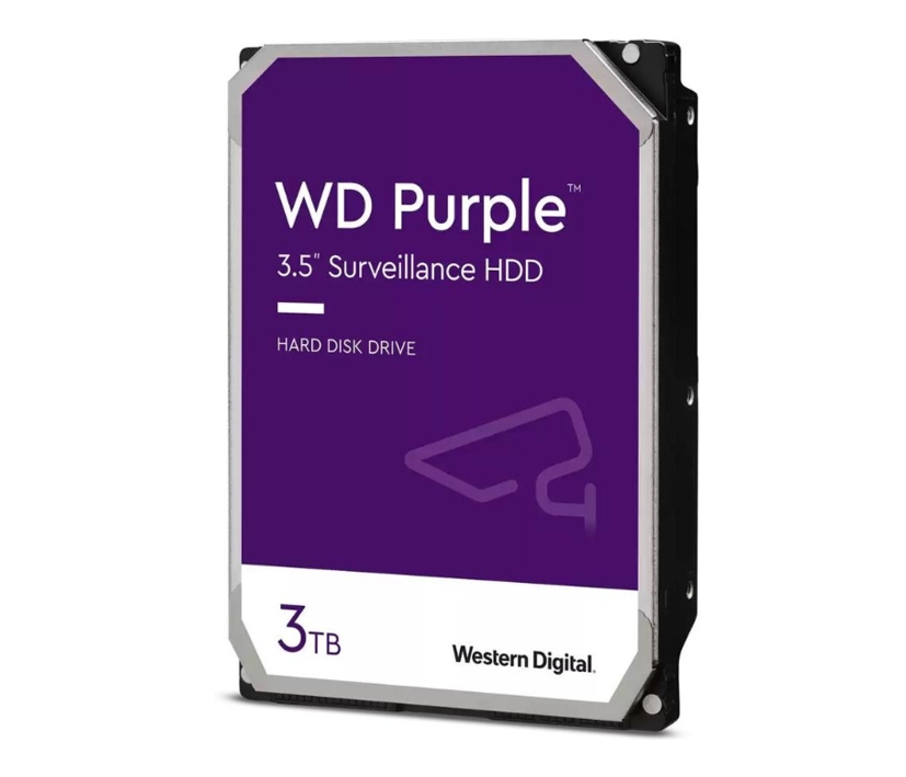 3TB Festplatte SATA-3 Ideal für NVR DVR Recorder NAS RAID Purple