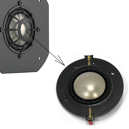 Ersatzschwingspule für Hochtöner Visaton DSM50FFL 180W 8Ohm 