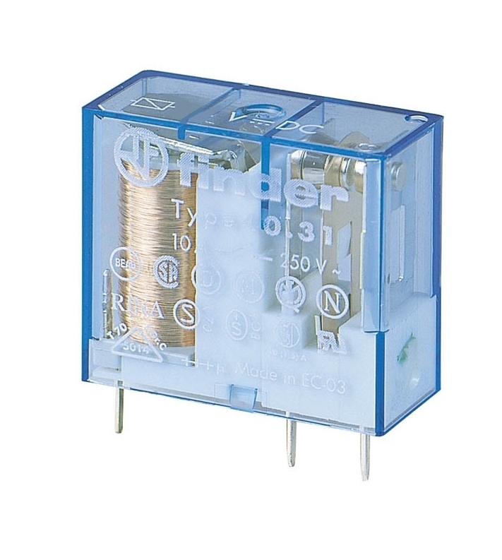 Finder-4031-1xUM-BIG-2 24V Relais DC Spule 1xUM 1xWechsler 10A 250V 4031-Serie Monostabil