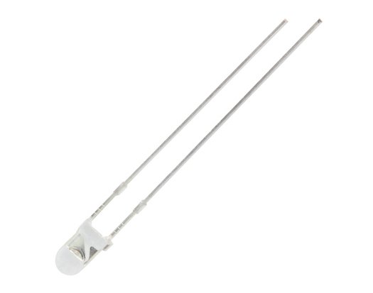 3mm_LED_Weiss_Wasserklar-2018 3mm LED Weiss Superhell 13000mcd