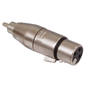 XLR Adapter 3pol XLR Buchse auf Cinchstecker RCA