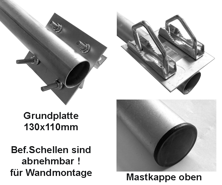 78-305-00130_Antennenmast_mit_Platte