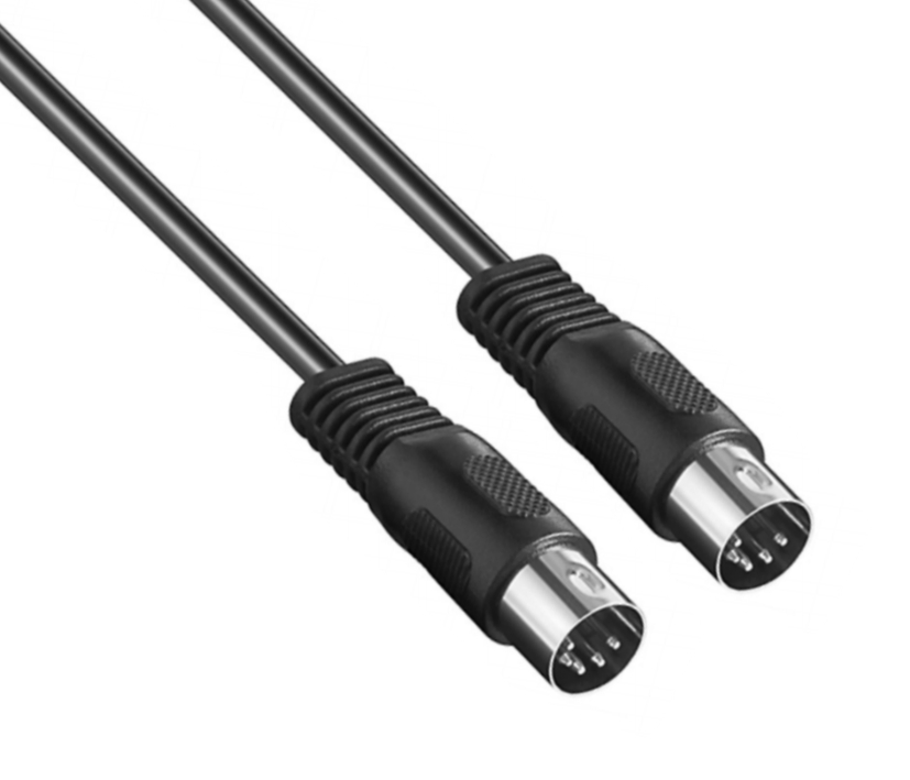 5pol_DIN-Stecker_Kabel_42-685-00052 1,5m DIN Audiokabel 5pol DIN Stecker auf 5pol DIN Stecker