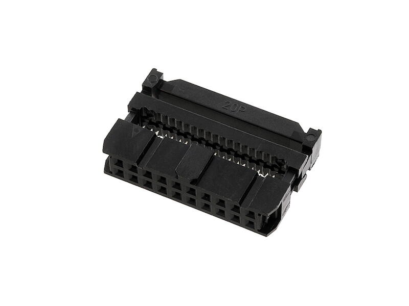 40-874-00025_20pol_Pfostenverbinder 20pol Pfostenverbinder 2x10pol für Flachbandkabel RM2,54