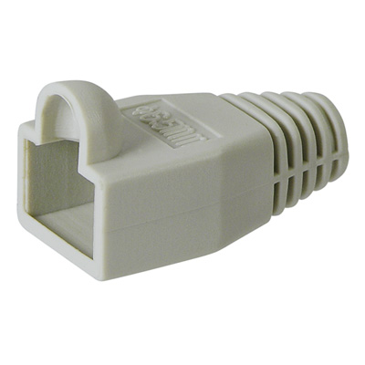 Tülle für RJ45 Stecker Grau-Beige