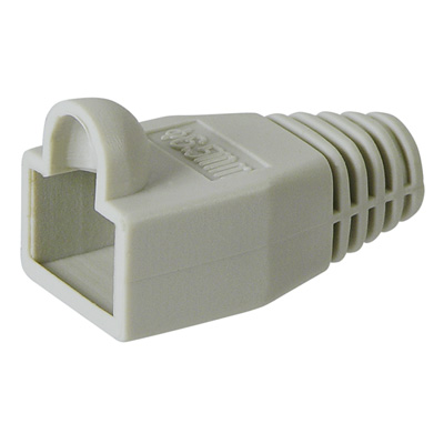 39-875-00340_RJ45_Tuelle Tülle für RJ45 Stecker Grau-Beige