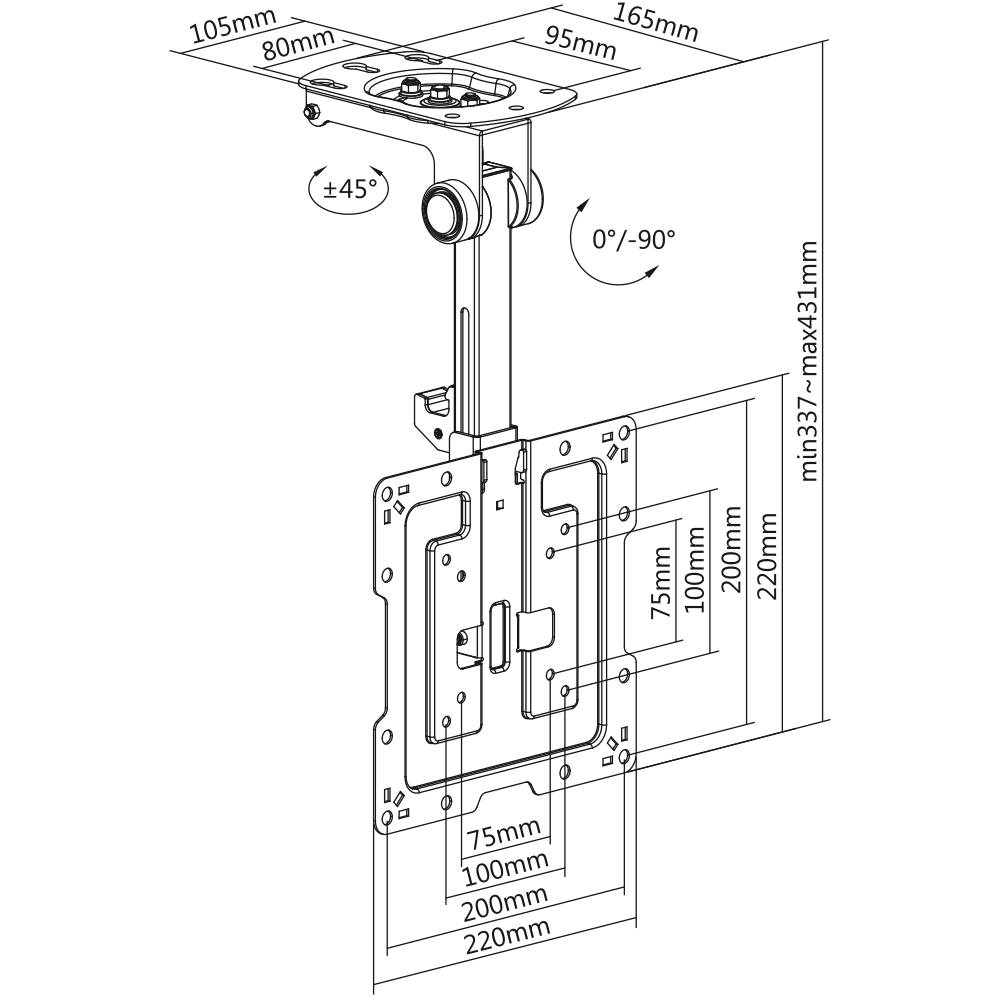 Klapp_Deckenhalter_Flachbildschirm_85-770-00650_ZG