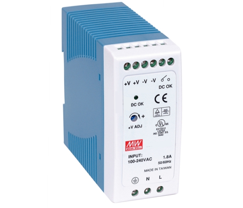 12V_40W_Netzteil_Hutschiene_93-807-03035_B1 12V Netzteil 12V 40W 3,33A für DIN Hutschiene Eingang 85-264V