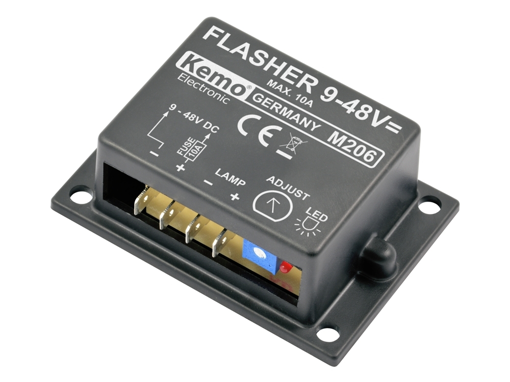 LED_Blinker_92-477-00177_M206_ Blinkrelais Modul Blinker 12V 24V 36V 48V mit Geschwindigkeitsregler