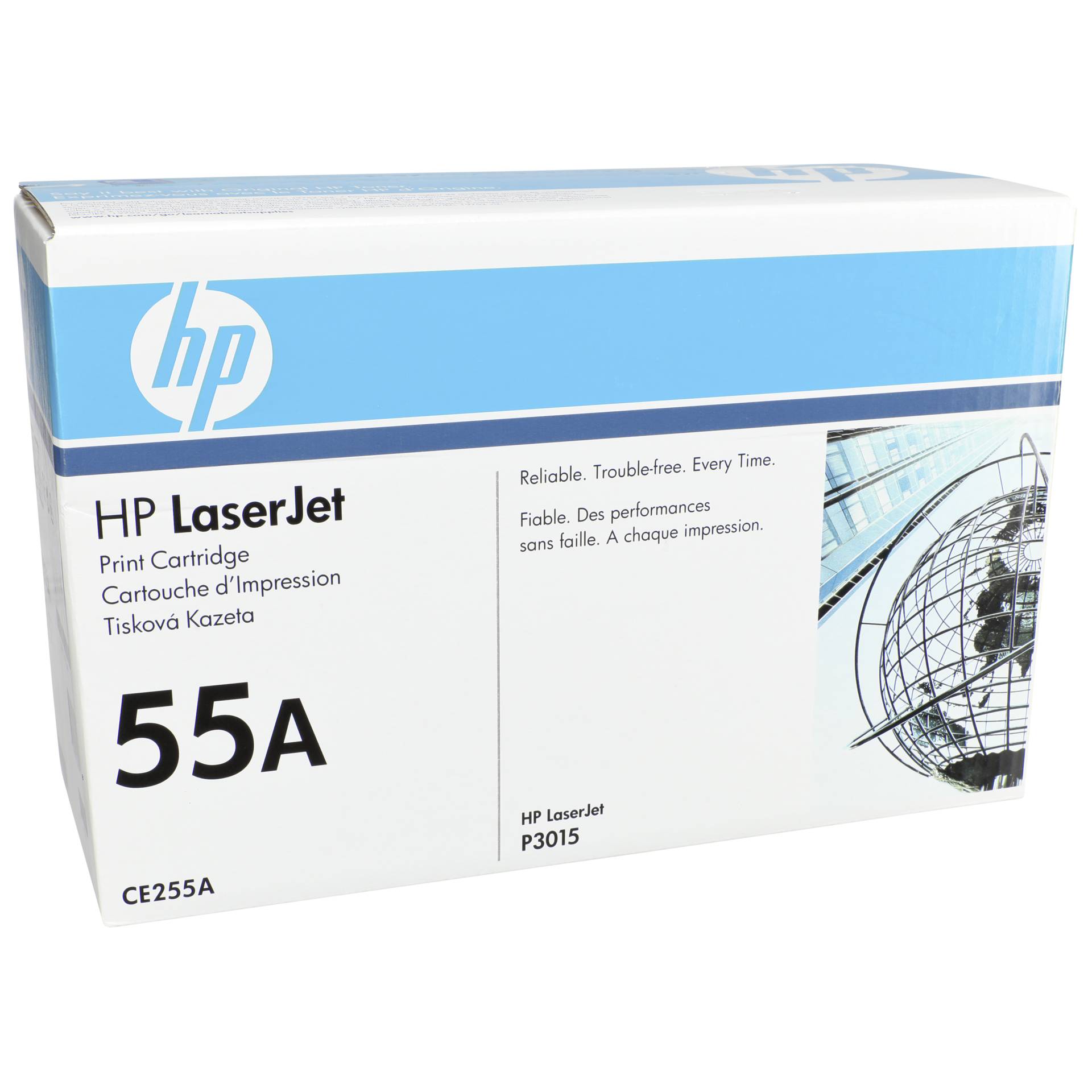 Toner HP-Nr 55A CE255A Original zu Laserjet P3015 500MFP M521 M525