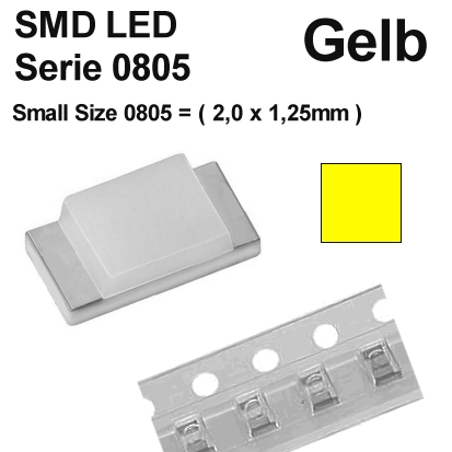 SMD LED 0805 Gelb