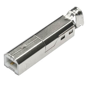40-700-00400_usb-b_stecker-2015 USB Stecker Lose Version --B-- Lötversion ohne Haube