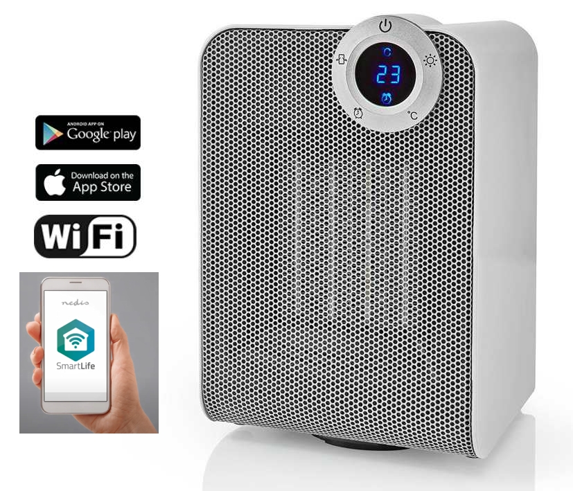 Heizung_mit_APP_WLAN_94-795-03010_B01 Raumheizung 1800W Heizgerät Heizlüfter mit APP Sprachsteuerung Display SmartHome