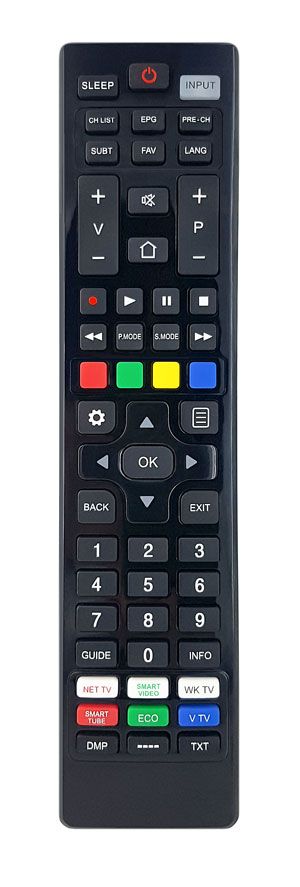 91-593-00334_HISENSE_Ersatz_Fernbedienung Universal Fernbedienung für Hisense Fernseher muss nicht mehr programmiert werden !