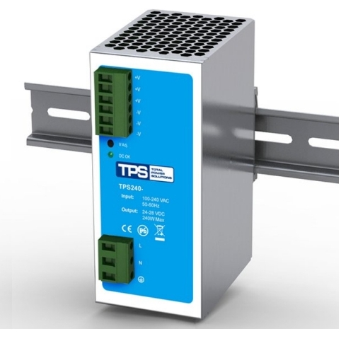 93-807-07240-TDR240-24VK-Bild-03-2012A 24V 10A Netzteil 24V 240W für DIN Hutschiene Eingang 100-250V