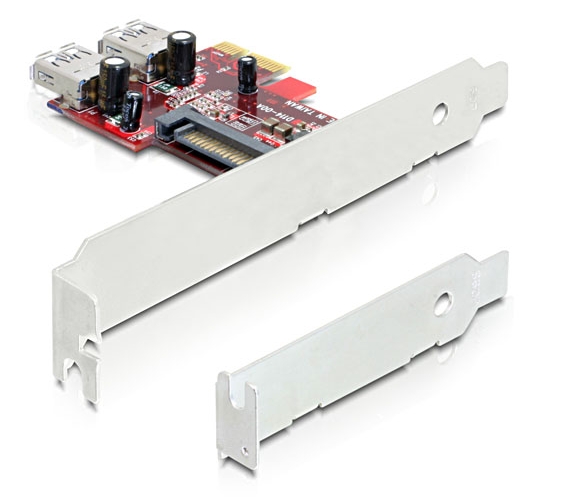 59-740-00152-usb3-delock Steckkarte PCI auf USB3 PC USB Karte LowProfil