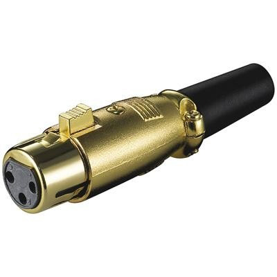 39-852-00270_2015_01 3pol XLR Kupplung komplett vergoldet