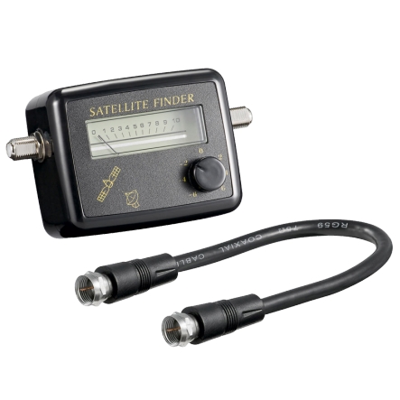 78-304-00010-SAT-Finder-2014-B SAT Finder mit Drehspulinstrument und Feinregler SAT Sucher LNB einstellen